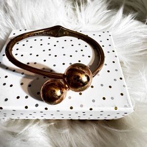 Gold-Tone Double Ball Bracelet